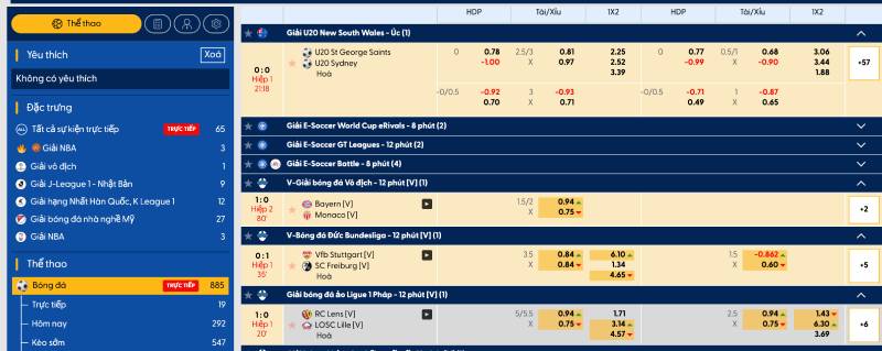 Hiểu rõ luật chơi và kèo cược của từng môn thể thao